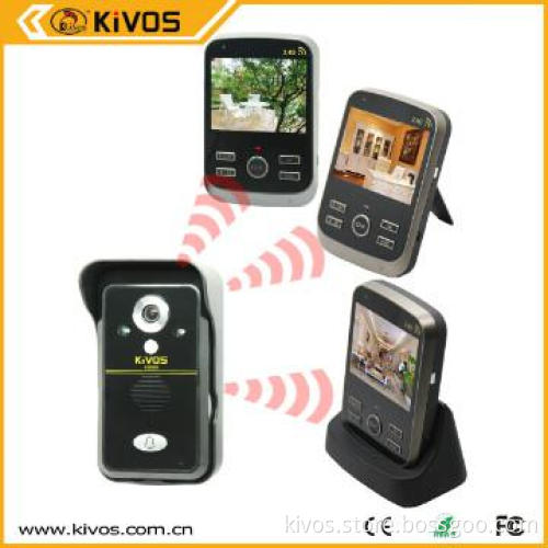 Infrared Motion Detector Door Phone Door Phone Intercom 3 Monitors